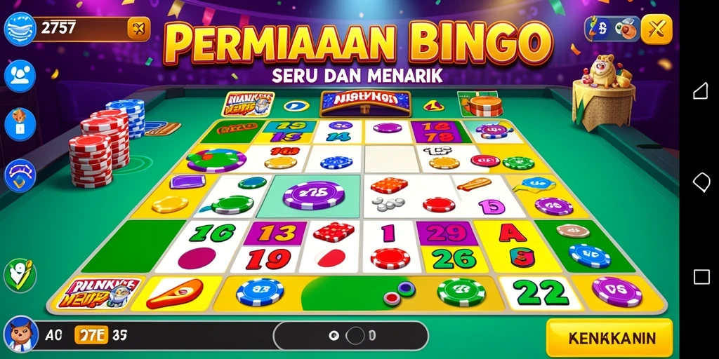 Tampilan gameplay seru dalam permainan Bingo 2757.