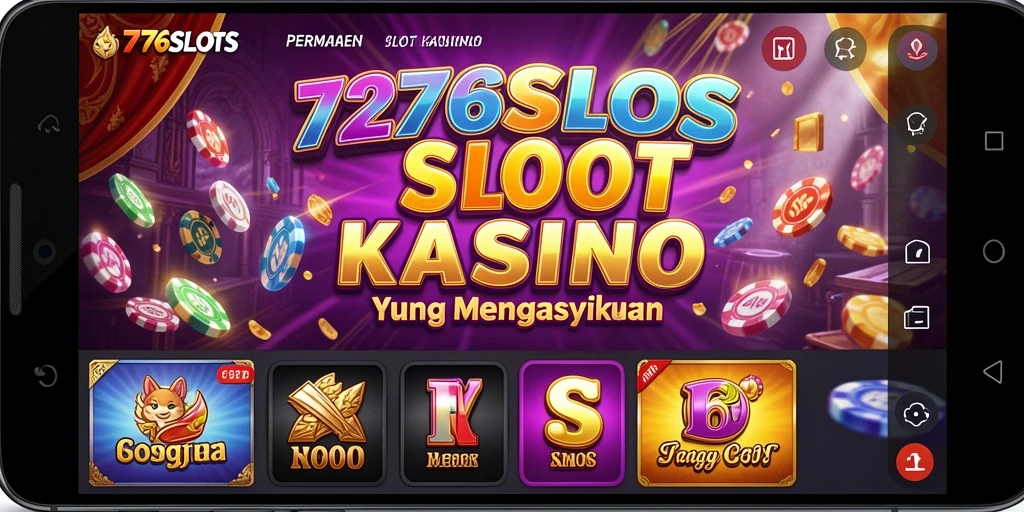 Screenshot gameplay 7276SLOTS menunjukkan keseruan permainan slot Kasino.