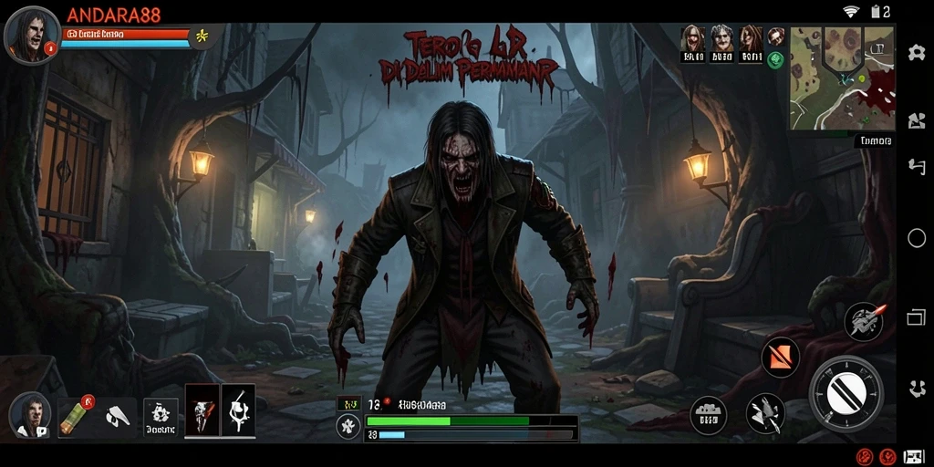 Tampilan gameplay menyeramkan dari ANDARA88 yang menegangkan.