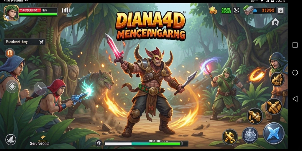 Tangkapan layar <strong>DIANA4D</strong> menampilkan gameplay aksi yang seru dan dinamis.