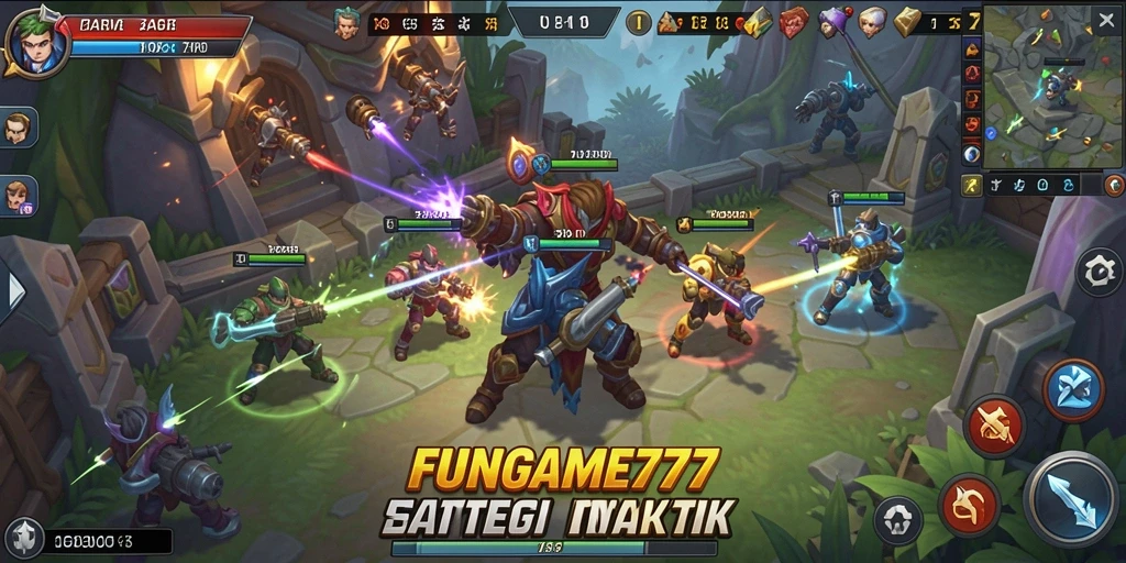 Tampilan gameplay FUNGAME777 yang seru dan menantang.
