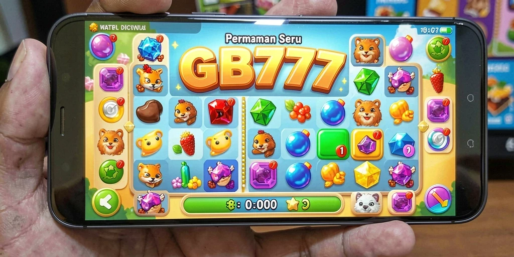 Tangkapan layar GB777 menunjukkan keseruan gameplay Match-3 yang mengasyikkan.