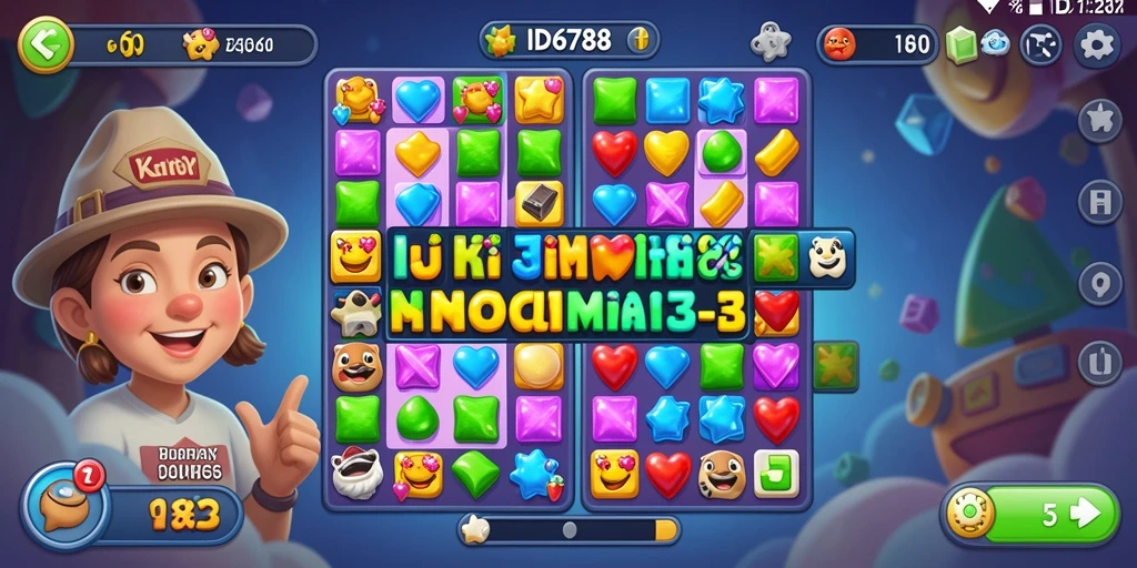 Gameplay seru dan menantang dalam ID6788 Match-3.