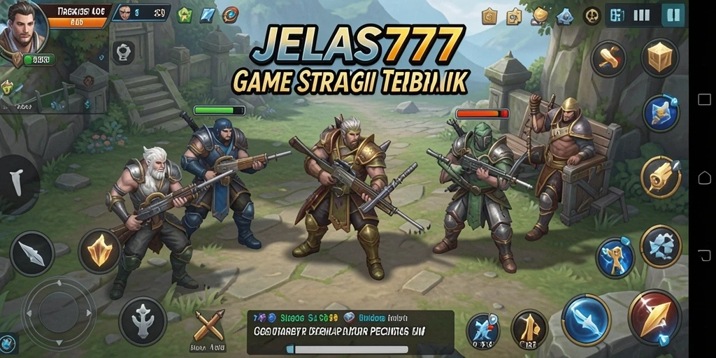 Screenshot gameplay JELAS777 menampilkan pertempuran strategis yang mendebarkan.