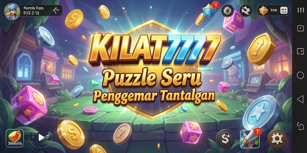 Gameplay KILAT777 menampilkan tantangan Puzzle yang menarik dan bervariasi.