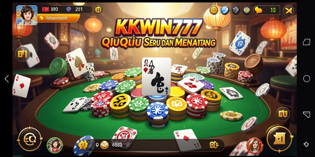 Tampilan gameplay QiuQiu yang seru dan interaktif