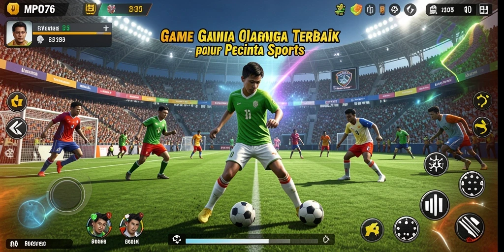 Tampilan gameplay <strong>MPO76</strong> yang menegangkan dalam pertandingan olahraga.
