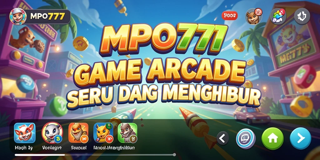 Gameplay seru MPO777 dengan aksi Arcade yang mendebarkan.