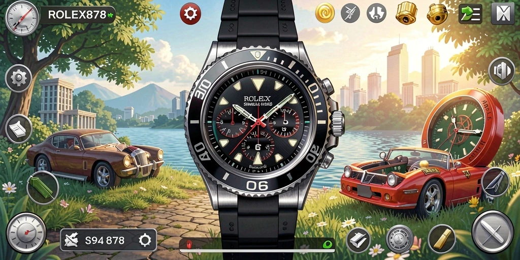 Tangkapan layar menunjukkan gameplay menarik dari ROLEX878.