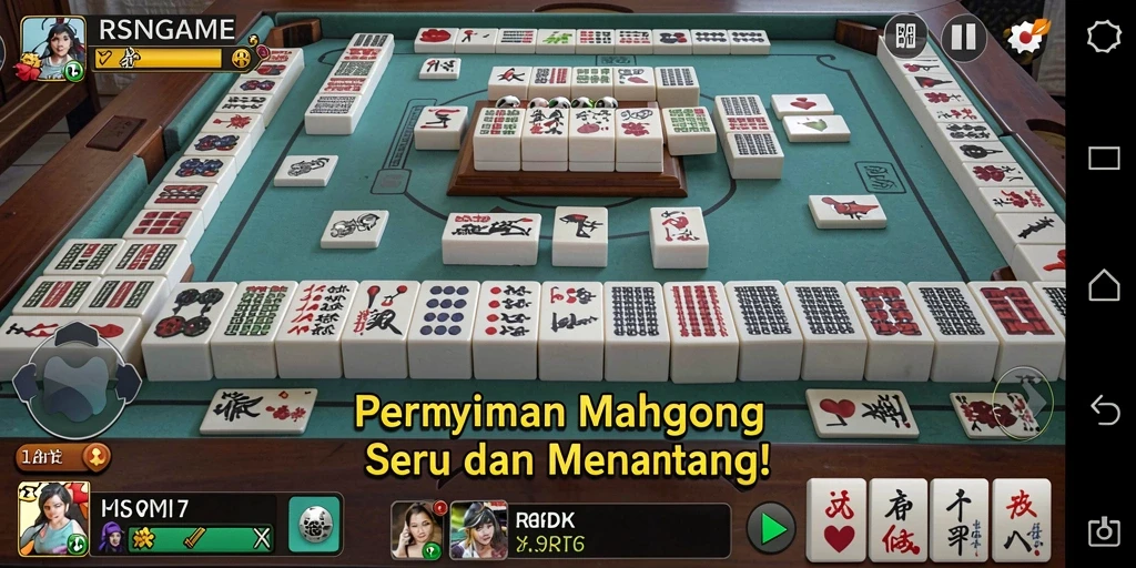 Gameplay seru RSNGAME yang menguji kemampuan Mahjong Anda.