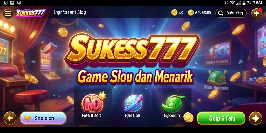 Tampilan gameplay Slot yang menarik dari SUKSES777.