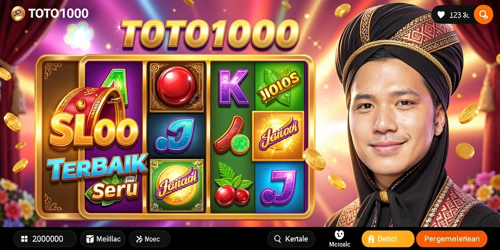 Screenshot TOTO1000 menampilkan gameplay seru dan grafis menarik.
