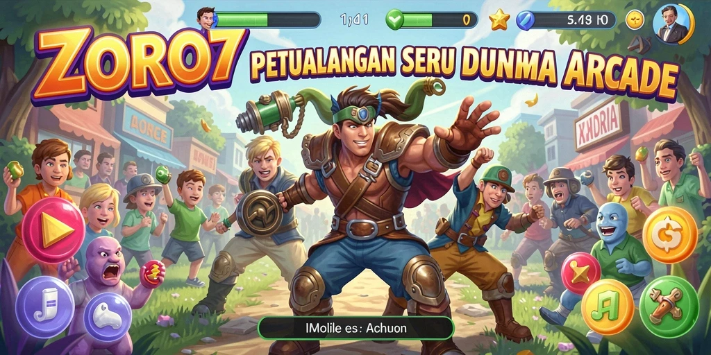 Tampilan gameplay seru dari ZORO77 yang penuh aksi.